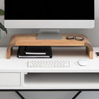 Anji Mountain Monitor Stand for Desk - Desktop Organizer & Laptop Riser, Ergonomic Monitor Riser, Space-Saving, Durable, Easy Assembly & Ideal for Home & Office, Mango, Classic by AnjiMountain