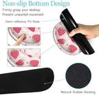 LIMKRIAN Strawberry Mouse Pad Large Desk Mat Set, Pink Ergonomic Mouse Pad - Image 5