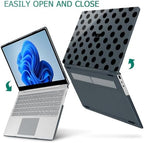 Case for Surface Laptop 5/4/3 13.5" 1951/1868, Black Polka Dots - Image 5
