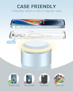 Bluetooth Speaker, Night Light, 15W Magnetic Fast Charging for Apple, Blue - Image 5