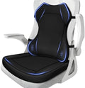 Seat Cushion,Lumbar Support Pillow for Office Chair,Ergonomic Memory Foam Back Support Pillow, High Density Foam Chair Cushion for Sciatica Pain Relief Coccyx Pad for Chair,Car,Desk,Black by JIPORIER