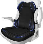 Seat Cushion,Lumbar Support Pillow for Office Chair,Ergonomic Memory Foam Back Support Pillow, High Density Foam Chair Cushion for Sciatica Pain Relief Coccyx Pad for Chair,Car,Desk,Black by JIPORIER