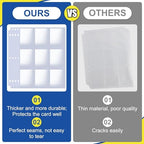 ZENOWICK 400 Pack Card Sleeves Binder Sheets, Holds 7200 Cards - Image 6