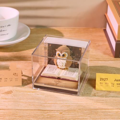 3D Calendar 2027, Tear-Away Desk Calendar, Paper Art Memo Pad, LED Light (Magic Eagle) - Image 4