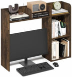 Furinno Classic Desk Shelf, 5-Shelf Desktop Hutch, Book Shelf, 3-Tier Desk Organzier, for Office Supplies, Office Desk Accessories, for Home Office, College, Dorm, White by Furinno-FitsYourSpaceFitsYourBudget