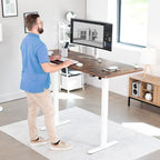 VIVO Rustic Vintage Brown 71 x 30 in Standing Desk, DESK-KIT-0W7N - Image 2
