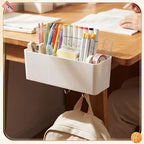 Reallnaive 8 Pcs Desk Side Storage for Classroom Back to School Desk Side Organizer Gift No Drill Holder Clamp Plastic Desks Organizer for Table Chair to Hold Pen Phone Notebook for Office Classroom - Image 6
