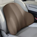BABUR Car Lumbar Support Pillow Memory Foam Back Cushion for Driver Seat by BABUR
