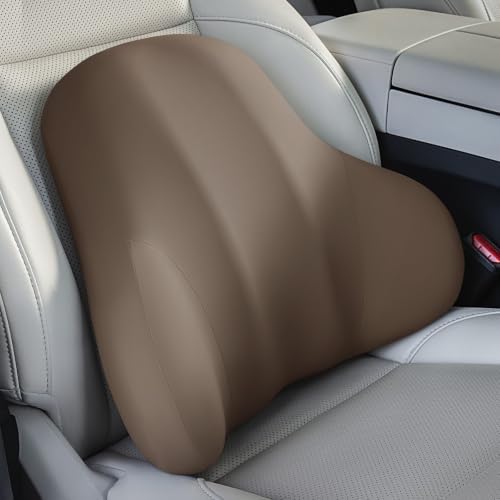 BABUR Car Lumbar Support Pillow Memory Foam Back Cushion for Driver Seat by BABUR