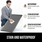 GORILLA GRIP Cushioned Antifatigue Kitchen Mat for Floor, 39x20, Gray - Image 4