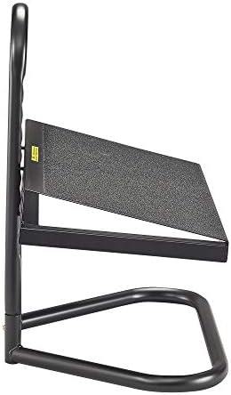 Safco Task Master Adjustable Footrest, 9 Position Textured Platform, Tubular Steel, for Home, Office & Classroom, Black - Image 4