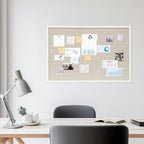 DAHAPYBOO Cork Board with Linen White 2Pack,Bulletin Board 36"x24" - Image 4
