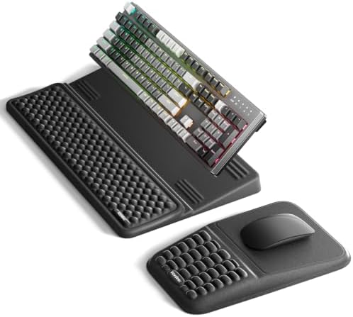 Vaydeer Keyboard Stand and Mouse Pad Set, Ergonomic Arm Support Pad by Vaydeer