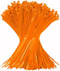 Armpow 12 Inch Zip Ties Orange 1000 PCS, 50 Lbs- Heavy Duty Tensile Strength, Nylon PA66 UV Resistant Cable Ties for Indoor and Outdoor Use - Ideal for object bundling and fastening by HighQualityTies