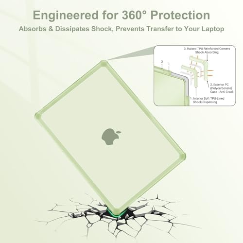 MOSISO Compatible with MacBook Air 13 inch Case M5 2026 M4 M3 M2 2025-2022 - Image 3