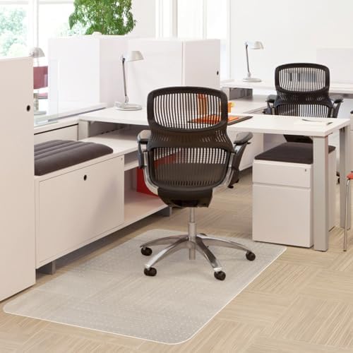 Office Chair Mat for Carpet Floor, Heavy Duty Desk Chair Mat for Low/No Pile Carpeted Floors, Anti Slip Carpets Protector for Home Office (48" x 36") - Image 6