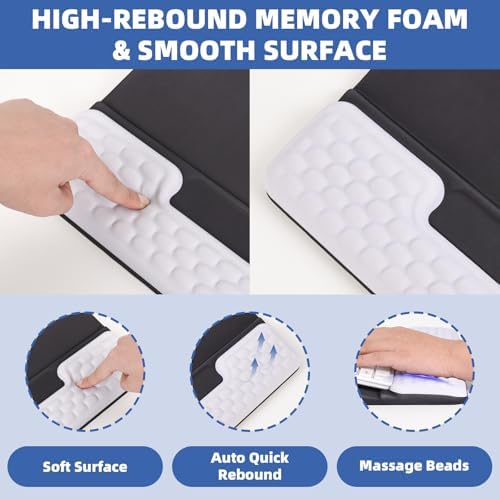 Keyboard Stand with Wrist Rest，Ergonomic Wrist Pad Memory Foam - Image 5