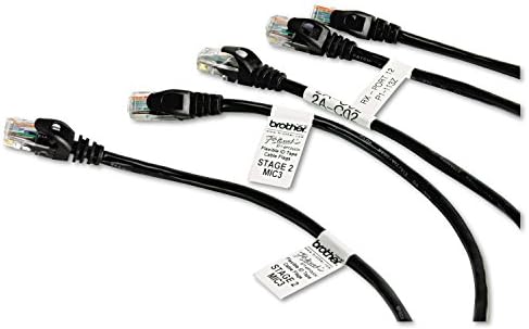 Brother Genuine P-Touch TZE-FX251 Tape, 1" (0.94") Wide Flexible-ID Laminated Tape, Black on White, Best Suited for Wire Wrapping and Flagging, Water-Resistant, 0.94" x 26.2' (24mm x 8M), TZEFX251 - Image 3