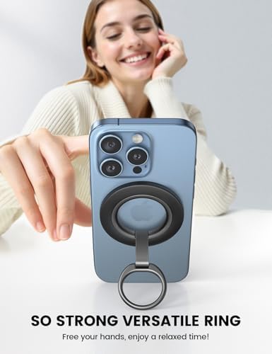 Lamicall Magnetic Phone Ring Kickstand & Rotatable Cord Organizer - Image 2