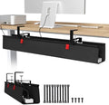 Univivi No Drill Under Desk Cable Management Tray, 36 inch Cable Management by Univivi