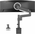 VIVO Premium Aluminum Tall Extended Monitor Arm for Ultrawide Monitors up to 49 inches and 33 lbs, Single Desk Mount Stand, Pneumatic Height Adjusting, Max VESA 100x100, Black, STAND-V101GT by VIVO