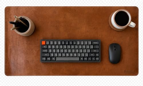 Rovelis Full-Grain Leather Desk Mat, 31”×15” - Image 2