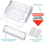 Crtiin 6 Pcs Outdoor Business Card Holder Waterproof Acrylic Wall Mount - Image 6