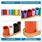 Wooden Colored Pencil Holder, Crayon Organizer - Image 3