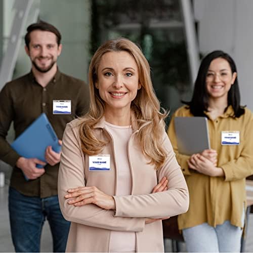 Magnetic Name Badge Holder Set of 50, 4x3 inch Clear Name Tag Holders for Conferences, Events, and Meetings - Image 3
