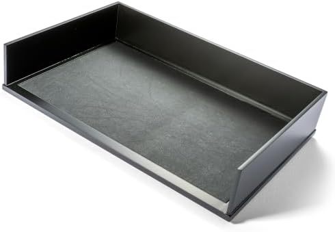 Victor Midnight Black Collection, Legal Size Letter Tray, Black, (1168-5) by Victor