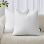 MIULEE 22x22 Pillow Inserts Set of 2, Throw Pillows for Sofa Couch Bed by MIULEE