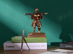 King's Guard Knight Pen Holder with a Letter Opener Desk Organizers Copper - Image 6