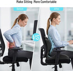 Ergonomic Seat Cushion, Office Chair Seat Cushions with L-Shaped Design, Memory Foam Seat Cushion for Home Car Chair Wheelchair - Image 5