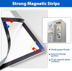 11" x 17" Magnetic Sign Holder, Self-Adhesive Double-Sided Display Frame for Glass, Window, Door, Wall – Magnetic Poster & Document Holder, 20 Pack, Silver - Image 4