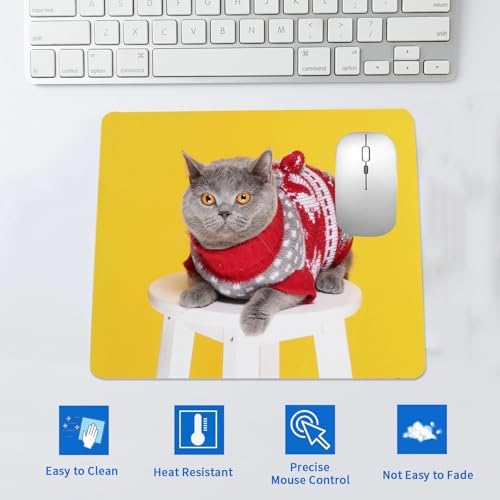 100 PCS White Mouse Pad for Heat Transfer, Bulk Mousepad for Heat Press Printing Crafts Custom Photos Non Slip Bottom 24x20x0.2CM - Image 3