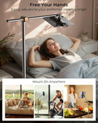 DIMONCOAT [Height-Adjustable & 360° Rotation Tablet Floor Stand Stable Base - Image 5