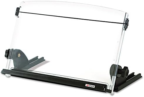 3M DH630 In-Line Document Holder, 14"x5-1/2"x9-1/2", Clear/Black - Image 4