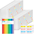 Caydo 36 Pieces Paper Storage for 8.5 × 11 papers with 48 Sticky Index Tabs by Caydo