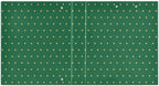 Standard View 3 Ring Binder, Forest Green Gold Polka Dot Durable Flexible Portable Waterproof Hardcover 1.5 Inch D Rings 500-Sheet Capacity Organizer 2PC - Image 3
