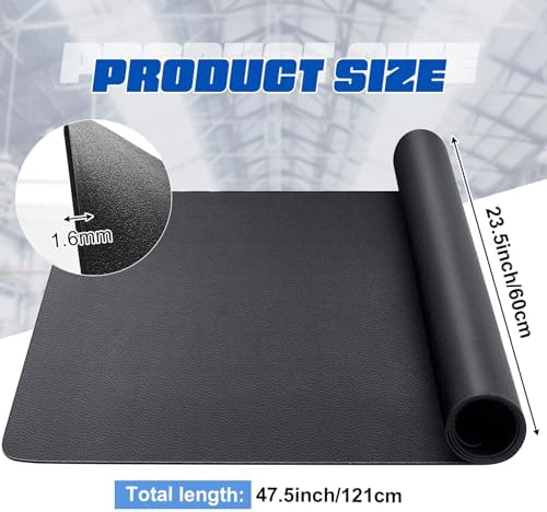 Drydiet 1 Pcs 24 x 48'' Work Bench Mat Top, Thick 63mil, Black - Image 2
