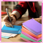 Ctosree 1440 Pcs Back to School Index Cards, 3 x 5 Inch, Neon Color - Image 6