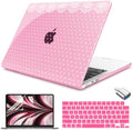 Teryeefi Pink Dots Case Cover for MacBook Air 13.6 inch M5 M4 M3 M2 (2022-2026 Release) by Teryeefi