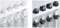 Lamicall Crystal-Clear Cable Clips Black & White by Lamicall