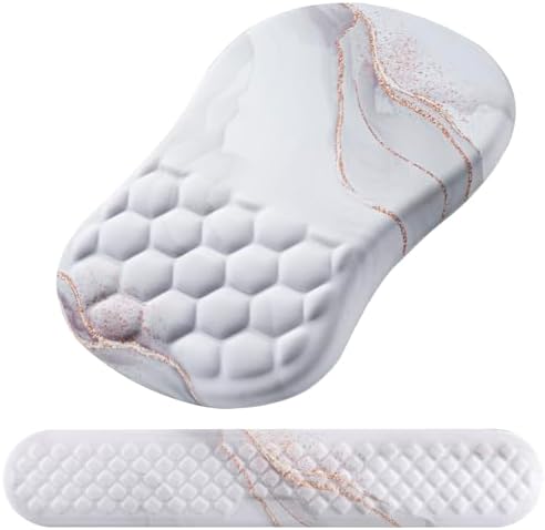 Ergonomic Mouse Pad & Keyboard Wrist Rest Set, Memory Foam by Laokiiy