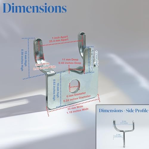 Picture Hanger Notch J Peg Hook Slatwall/Pegboard 100 Screw - Image 2