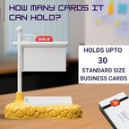 Custom Real Estate Business Card Holder | Realtor Card Holder – SOLD Sign for Real Estate Broker & Agents | Realtor Marketing | Realtor Gift (Design 9) - Image 5