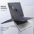May Chen for MacBook Pro 16 inch A2141 2020 2019 Release, Screen Protector & Keyboard Cover Plastic Soft-Touch Case for MacBook Pro 16-inch with Touch Bar & Touch ID - Gradient Mountain - Image 6