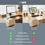 Ilyapa Clear Textured Office Desk Mat, 47x23 Inch - Plastic, Anti-Slip - Image 6