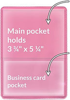 StoreSMART® - Pink-Back Auto Insurance & ID Card Holders - 200 Pack - RFS20-PK200 - Image 2