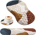 HAOCOO 3-Pcs Memory Foam Desk Set with Wrist Support, Boho Brown by HAOCOO